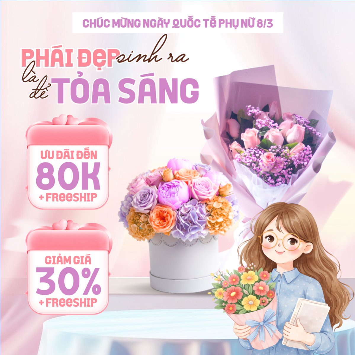 Happy Women's Day 8/3
