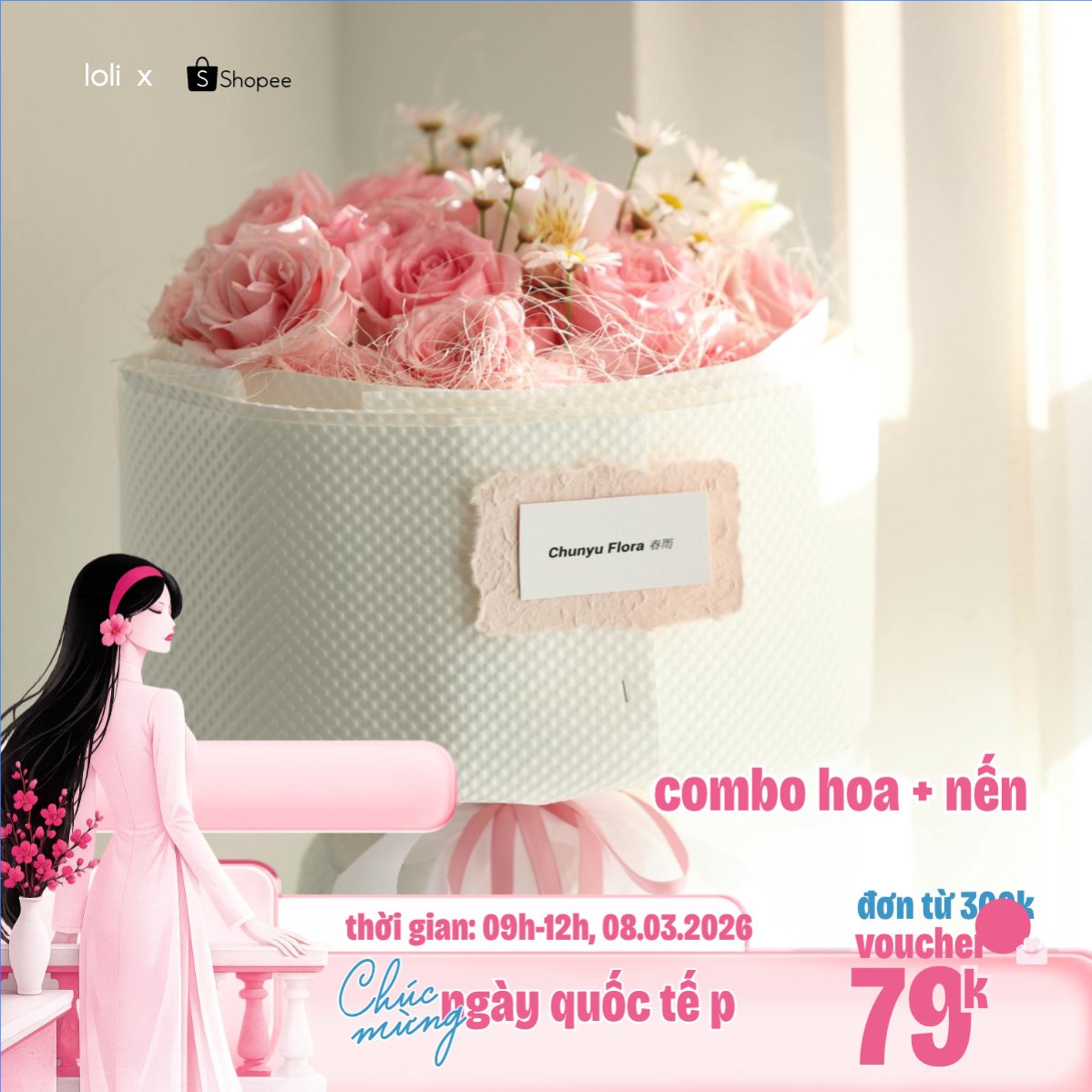 Chúc mừng ngày Quốc tế phụ nữ 8/3