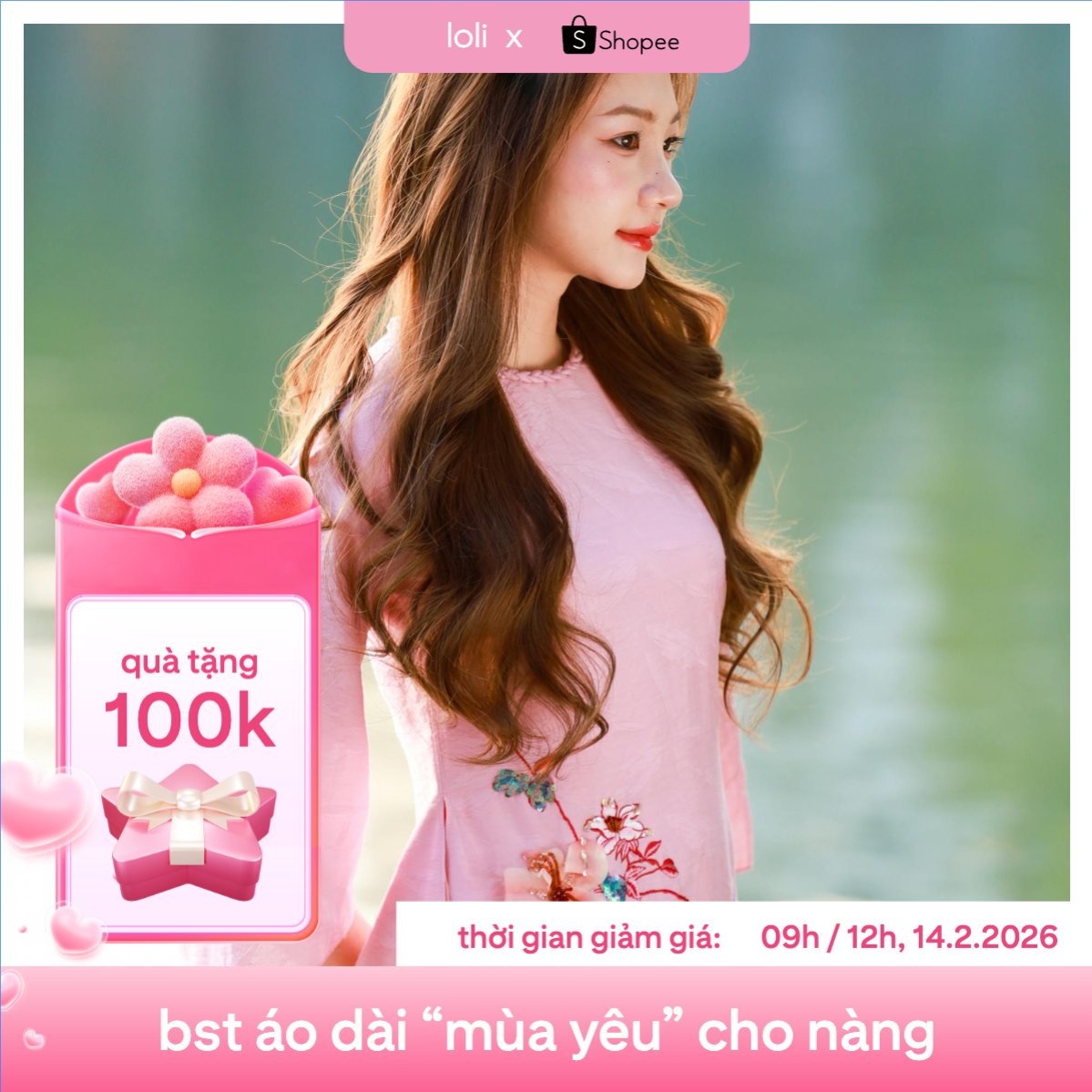 BST áo dài mùa yêu cho nàng