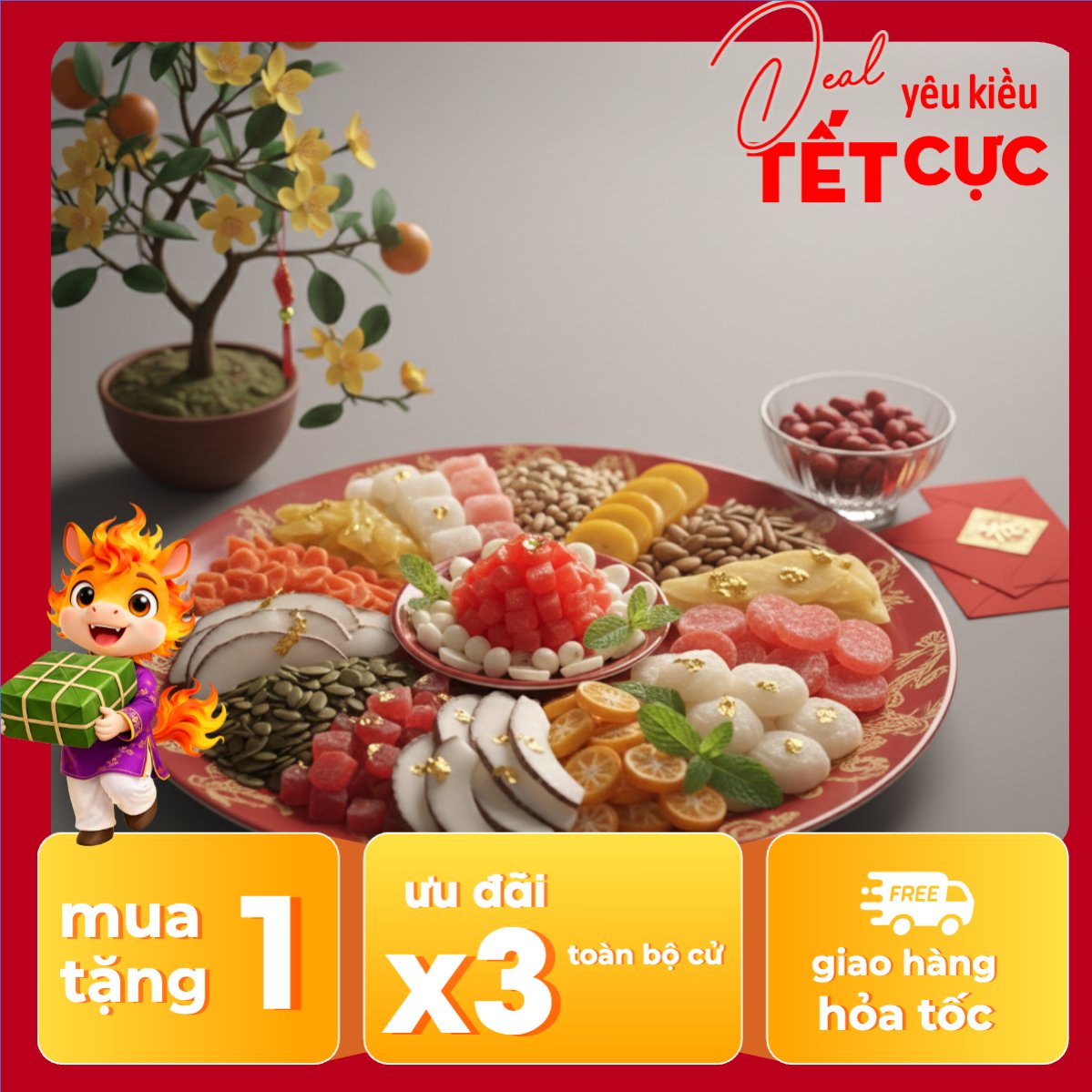 Deal yêu kiều tết cực chill