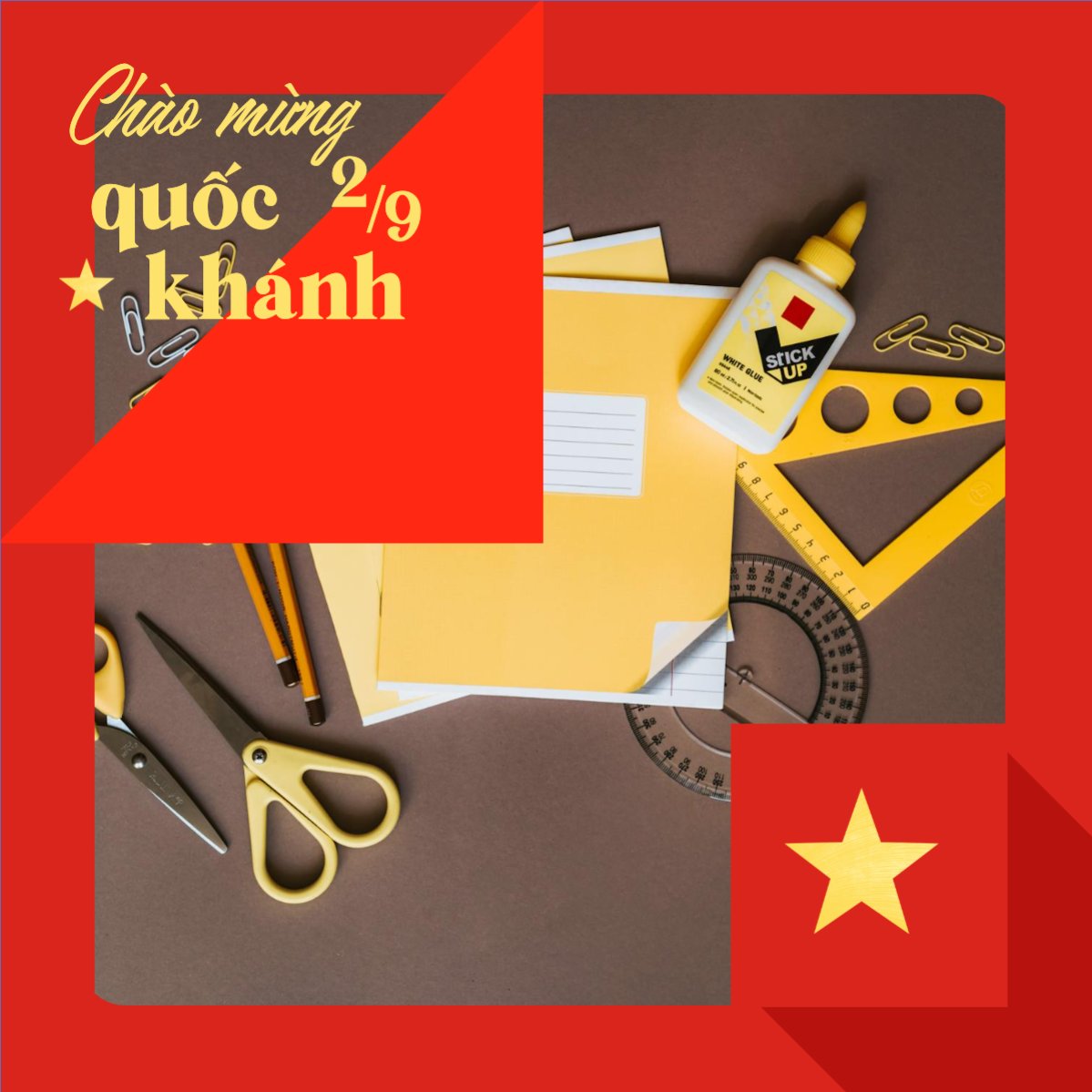 2/9, Quốc Khánh, lễ hội, Việt Nam, văn phòng phẩm, giáo dục, education, hiện đại, modern
