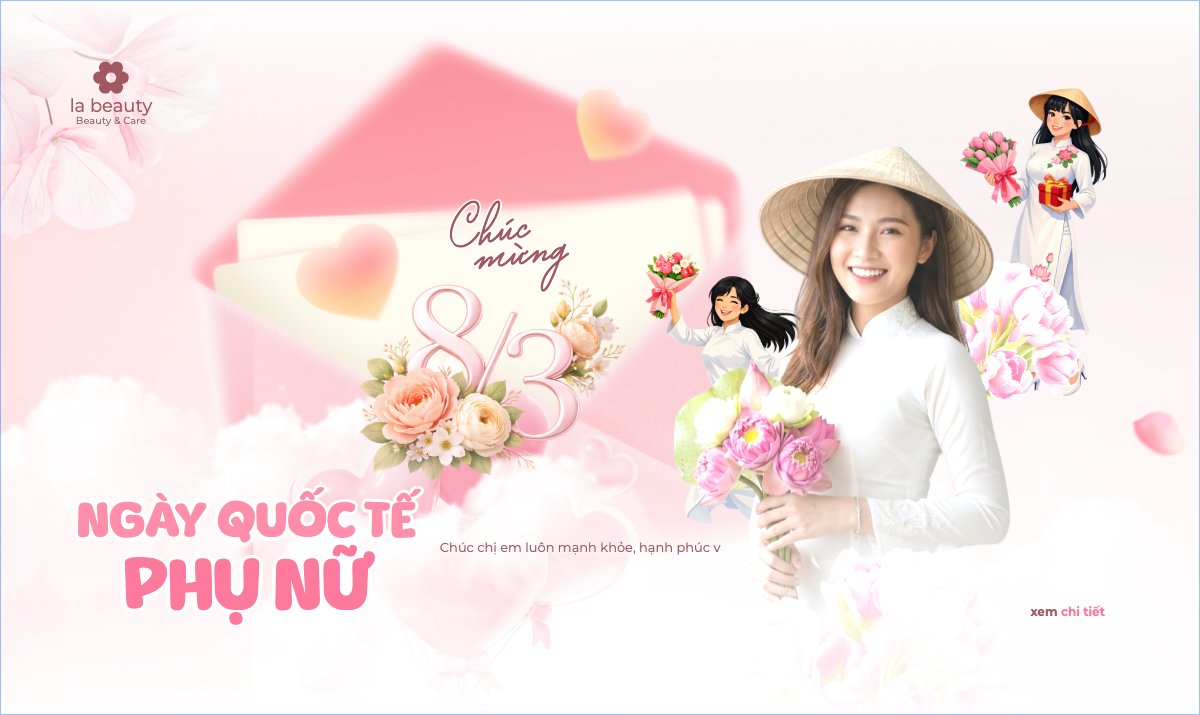 Chúc mừng ngày Quốc tế phụ nữ 8/3