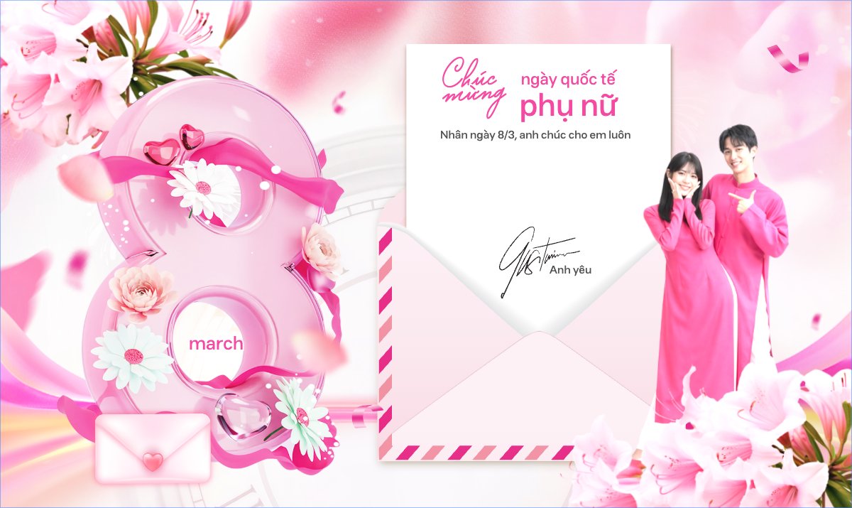 Chúc mừng ngày Quốc tế phụ nữ 8/3