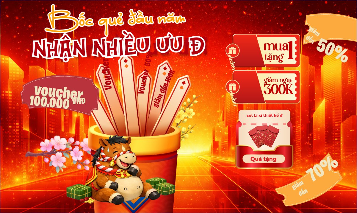 Bốc quẻ đầu năm nhận nhiều ưu đãi