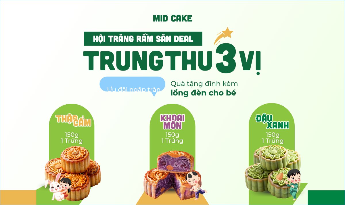 Trung thu, Tết Đoàn Viên, mid-autumn festival, sự kiện, ẩm thực, food, event, cute, dễ thương, chibi, hoạt hình