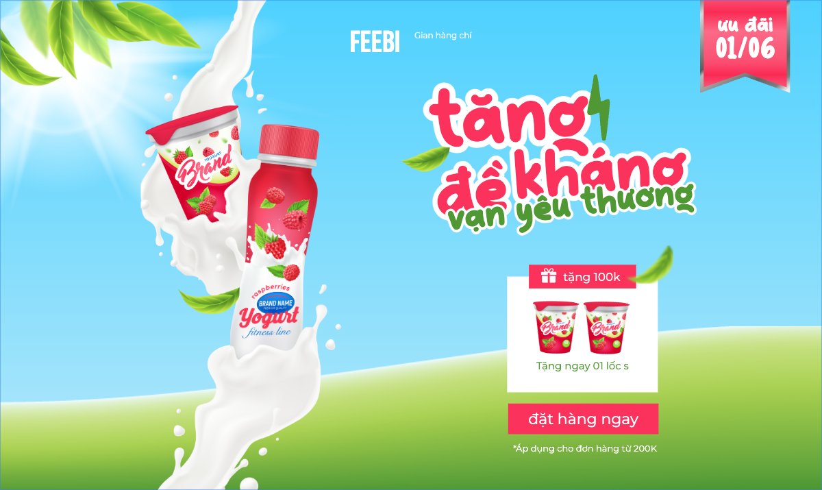 Quốc tế thiếu nhi, 1/6, trẻ em, quảng cáo, giảm giá, ưu đãi, sale, ẩm thực, nước uống