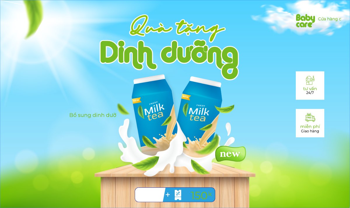 Quốc tế thiếu nhi, 1/6, trẻ em, quảng cáo, giảm giá, ưu đãi, sale, ẩm thực, nước uống