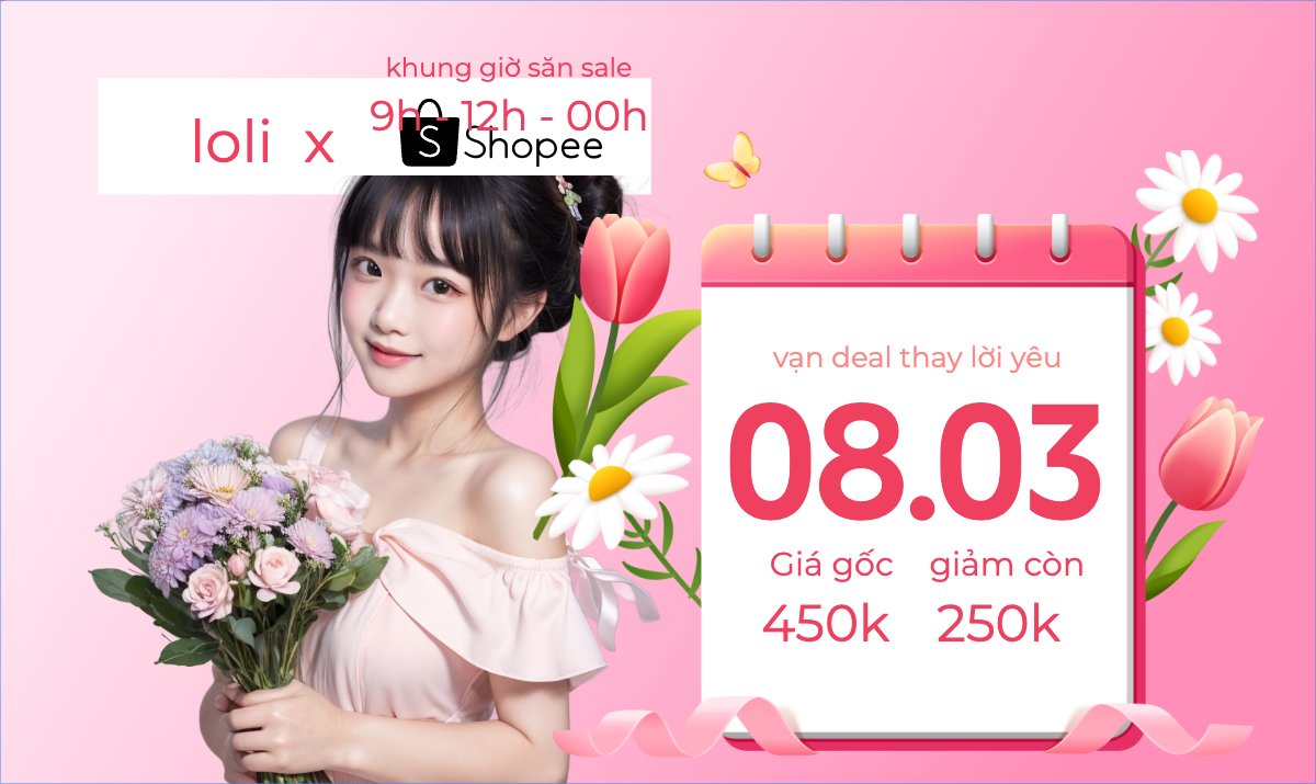 Mua sắm, giảm giá, sale, 8/3, quốc tế phụ nữ, women's day, beauty, làm đẹp, thẩm mỹ, sự kiện, event