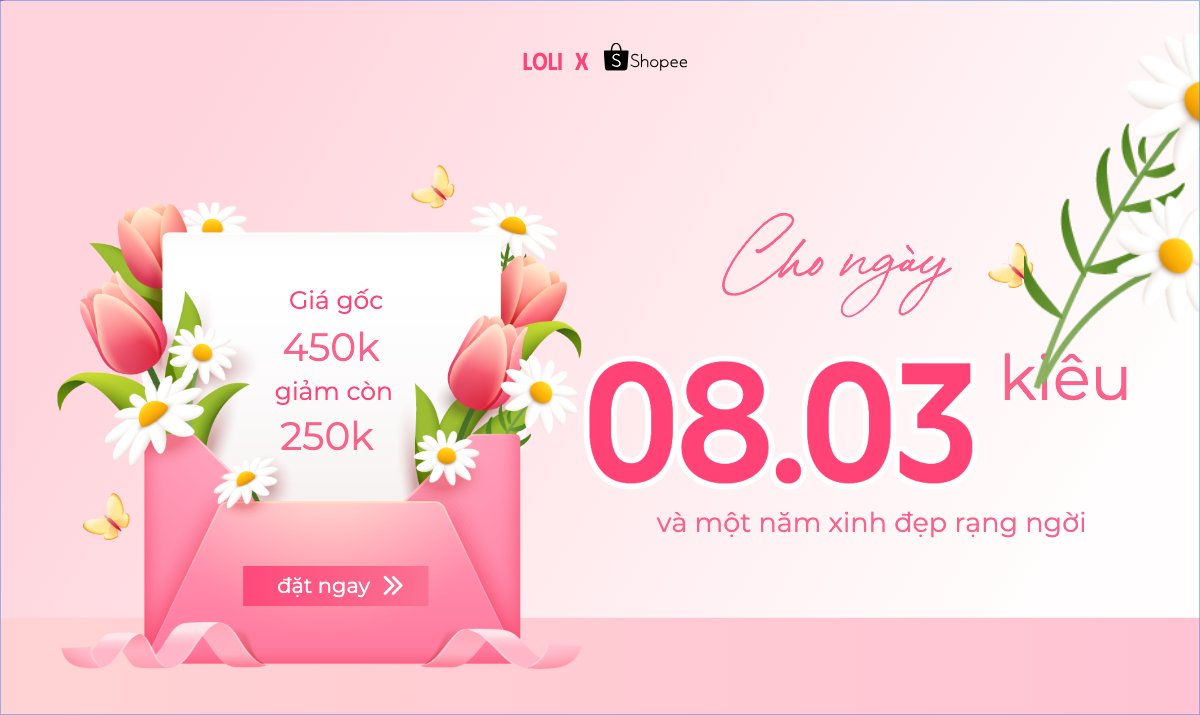 Mua sắm, giảm giá, sale, 8/3, quốc tế phụ nữ, women's day, beauty, làm đẹp, thẩm mỹ, sự kiện, event