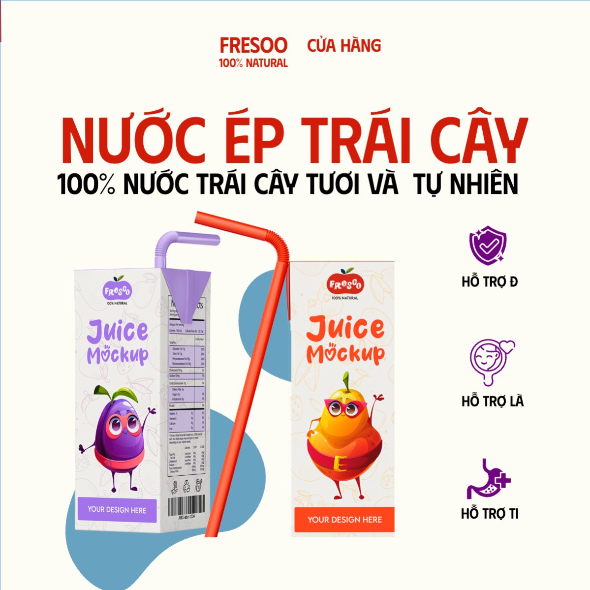 Nước uống, juice, giải khát, F&B, drink