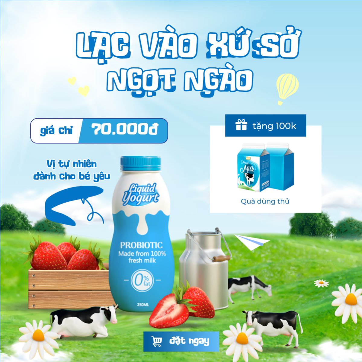 Quốc tế thiếu nhi, 1/6, trẻ em, quảng cáo, giảm giá, ưu đãi, sale, nước uống, drink