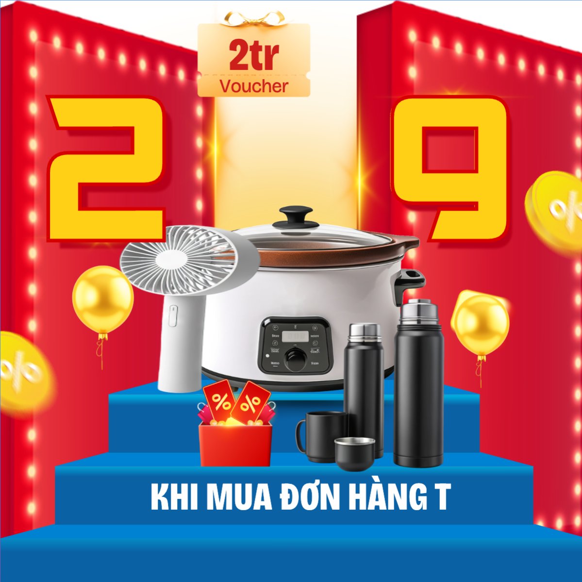2/9, Quốc Khánh, lễ hội, Việt Nam, nồi, quạt, bình nước, thương mại điện tử, gia dụng, hiện đại, modern