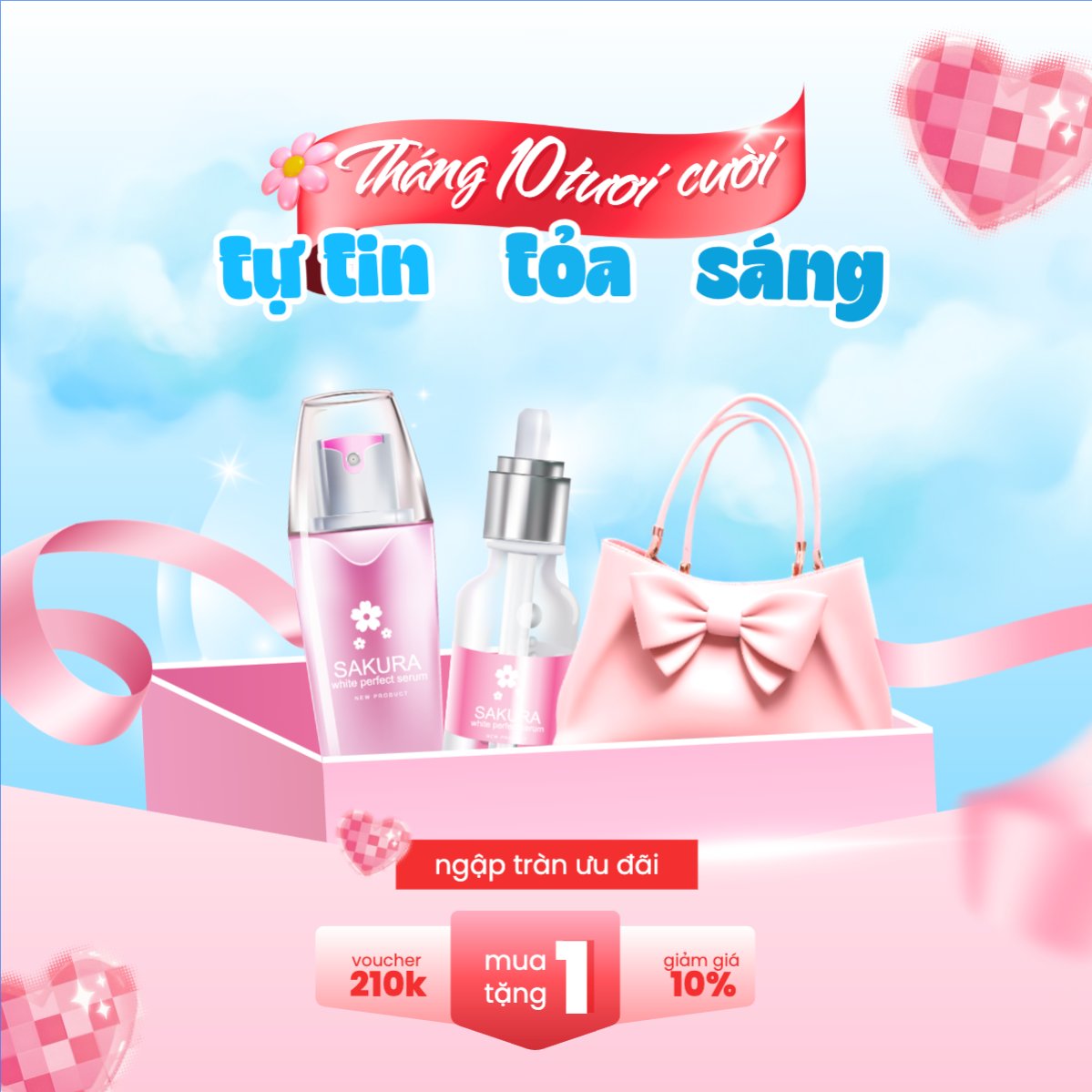 20/10, Ngày phụ nữ Việt Nam, Vietnamese Women's Day, phụ nữ, sự kiện, event, mỹ phẩm, làm đẹp, beauty, hiện đại, modern	
