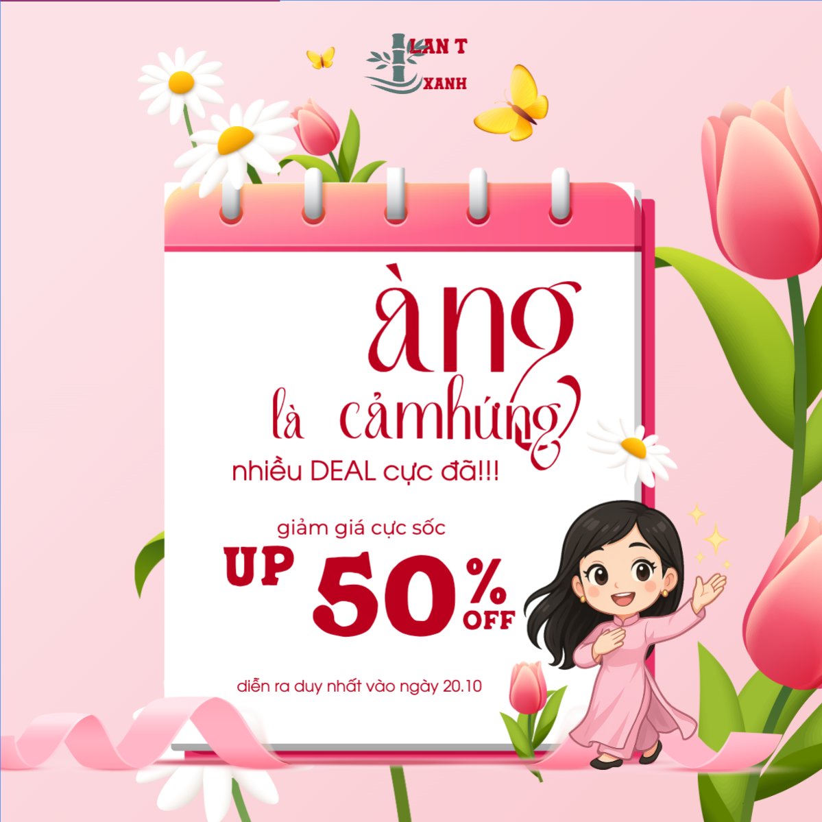 20/10, Ngày phụ nữ Việt Nam, Vietnamese Women's Day, phụ nữ, sự kiện, event, dễ thương, cute, chibi, hoạt hình, cartoon