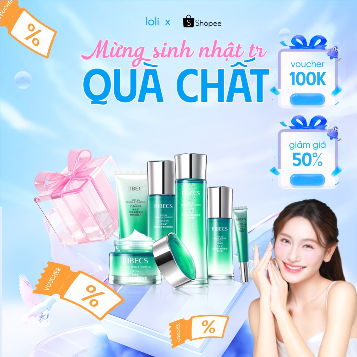 Mừng sinh nhật trao quà chất