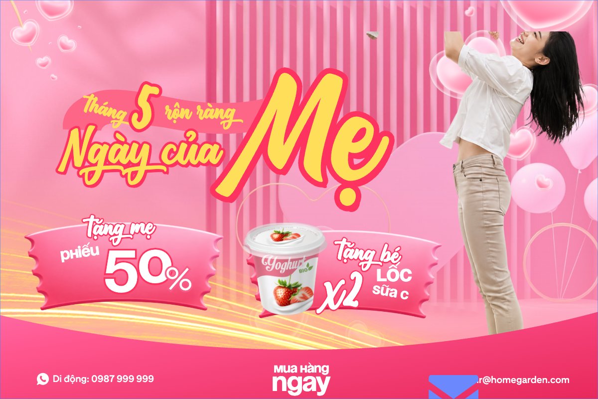 Tháng 5 rộn ràng ngày của Mẹ