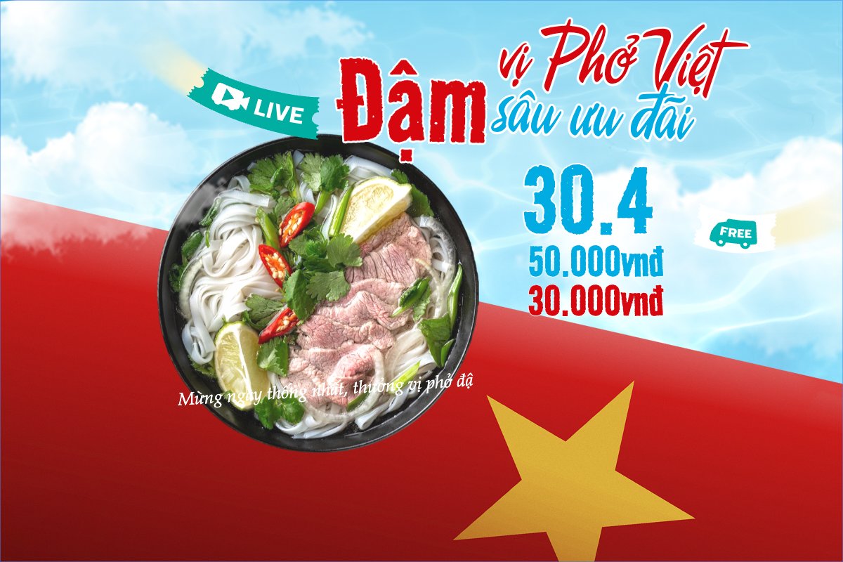 Đậm vị Phở Việt đậm sâu ưu đãi