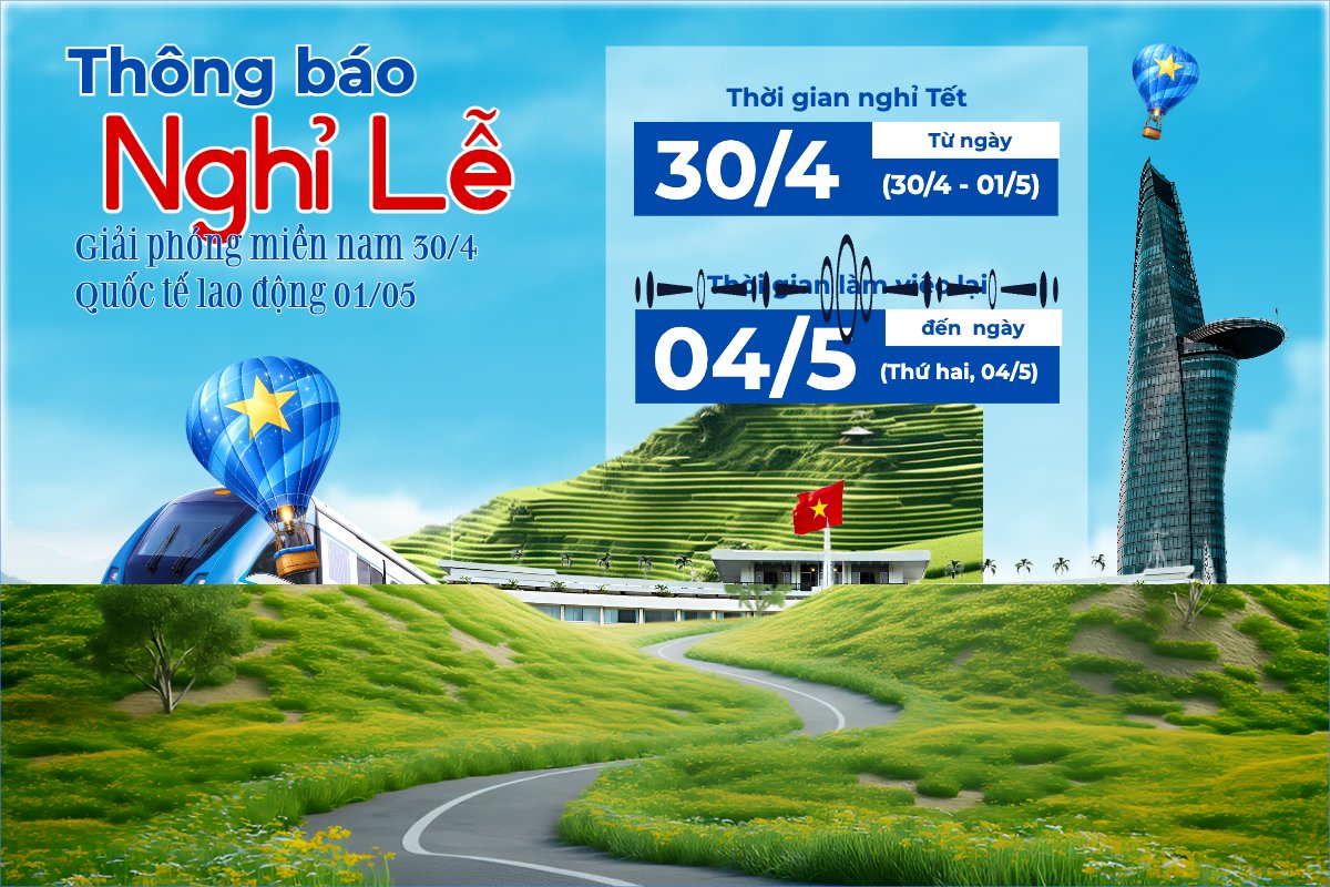 Lịch nghỉ lễ 30/4-1/5