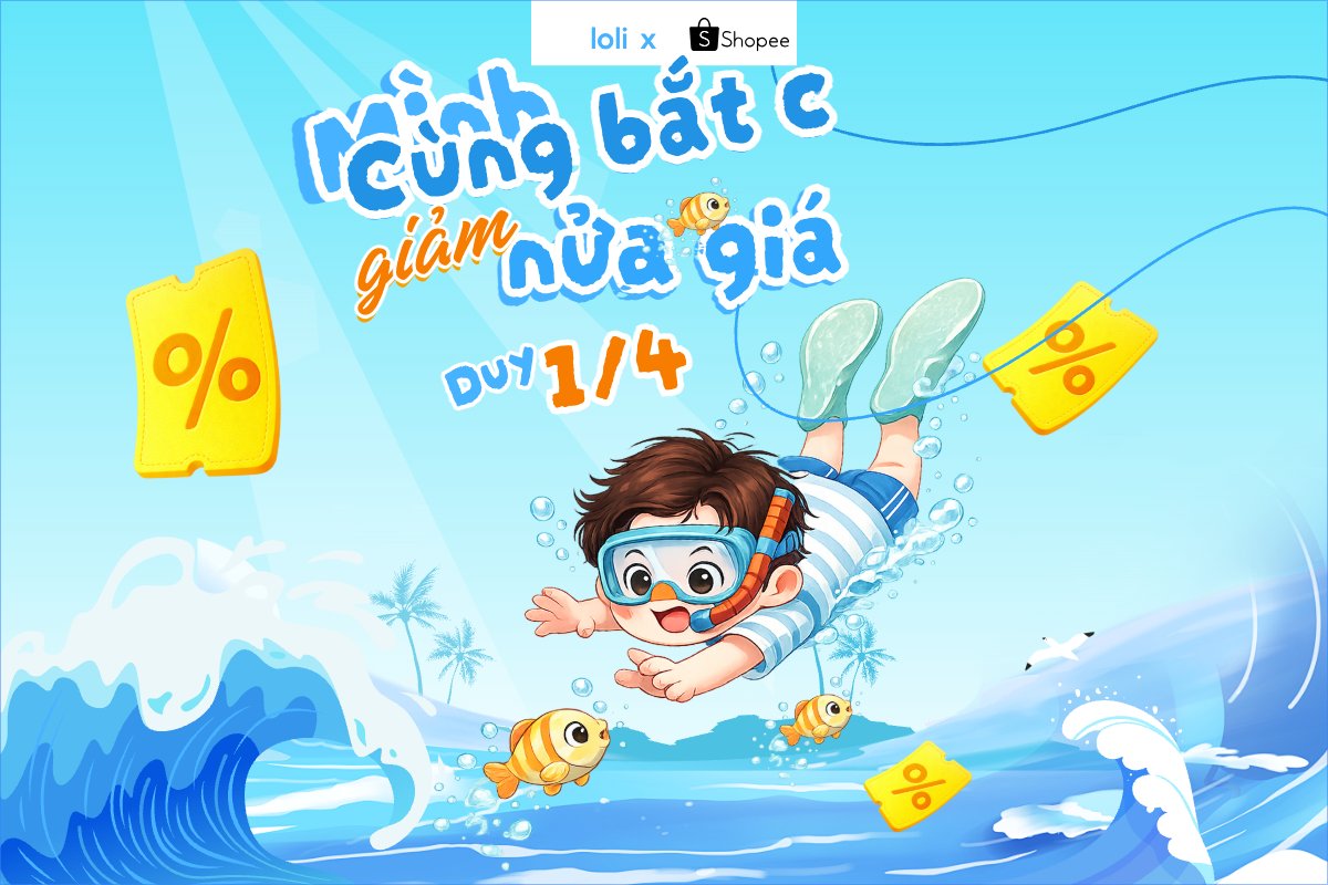 Mình cùng bắt cá giảm ngay nửa giá
