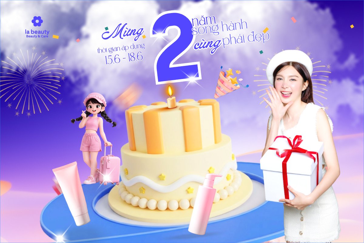 Mừng 2 năm song hành cùng phái đẹp