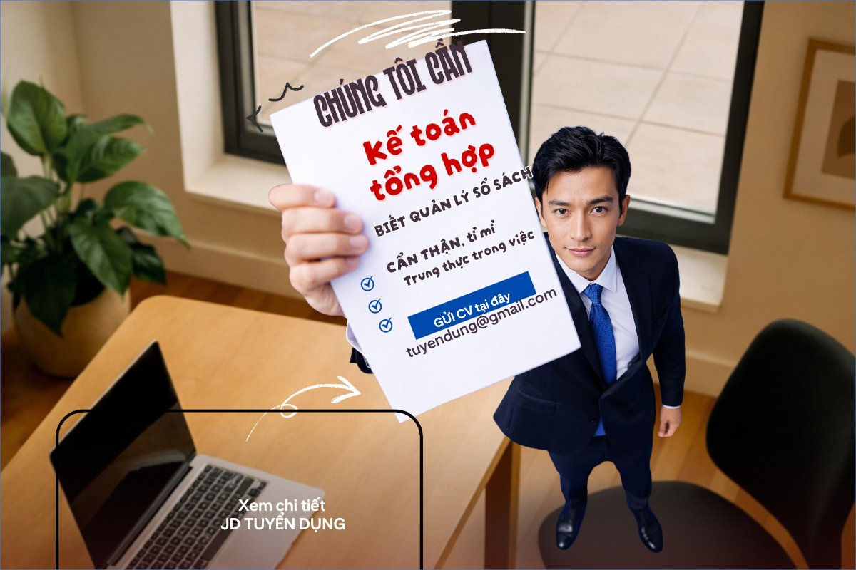 Chúng tôi cần kế toán