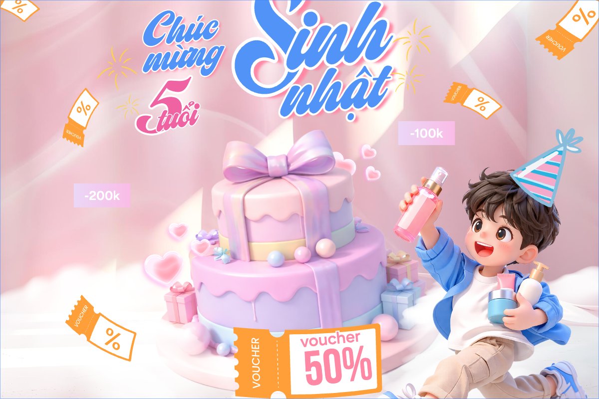 Giảm giá sinh nhật