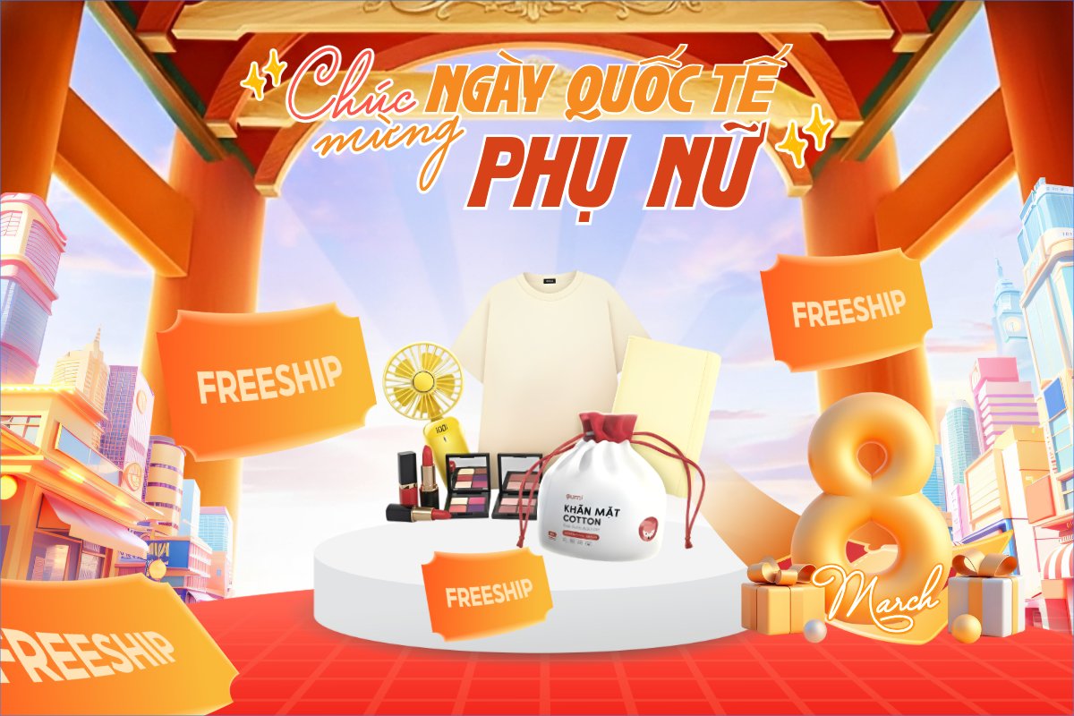 Chúc mừng ngày Quốc tế phụ nữ 8/3