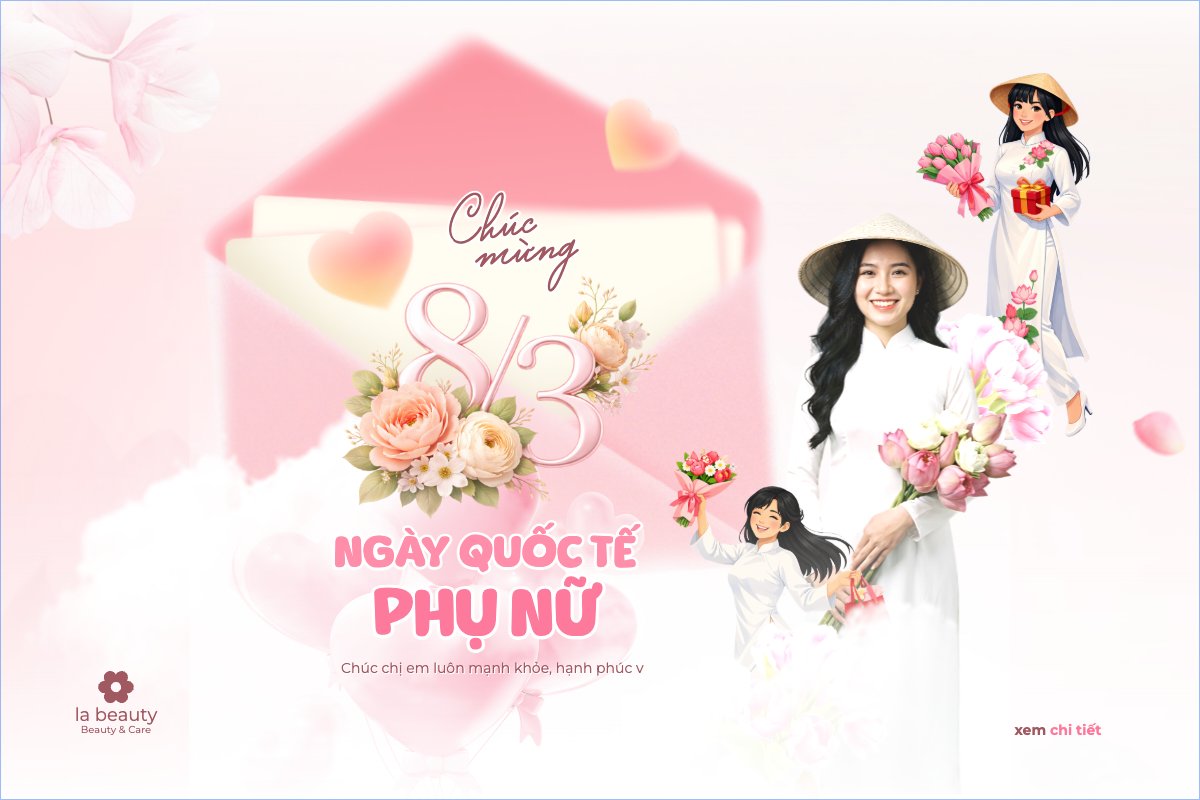Chúc mừng ngày Quốc tế phụ nữ 8/3