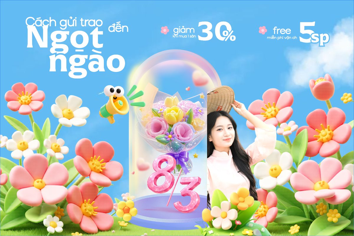 Cách gửi trao ngọt ngào đến phái đẹp