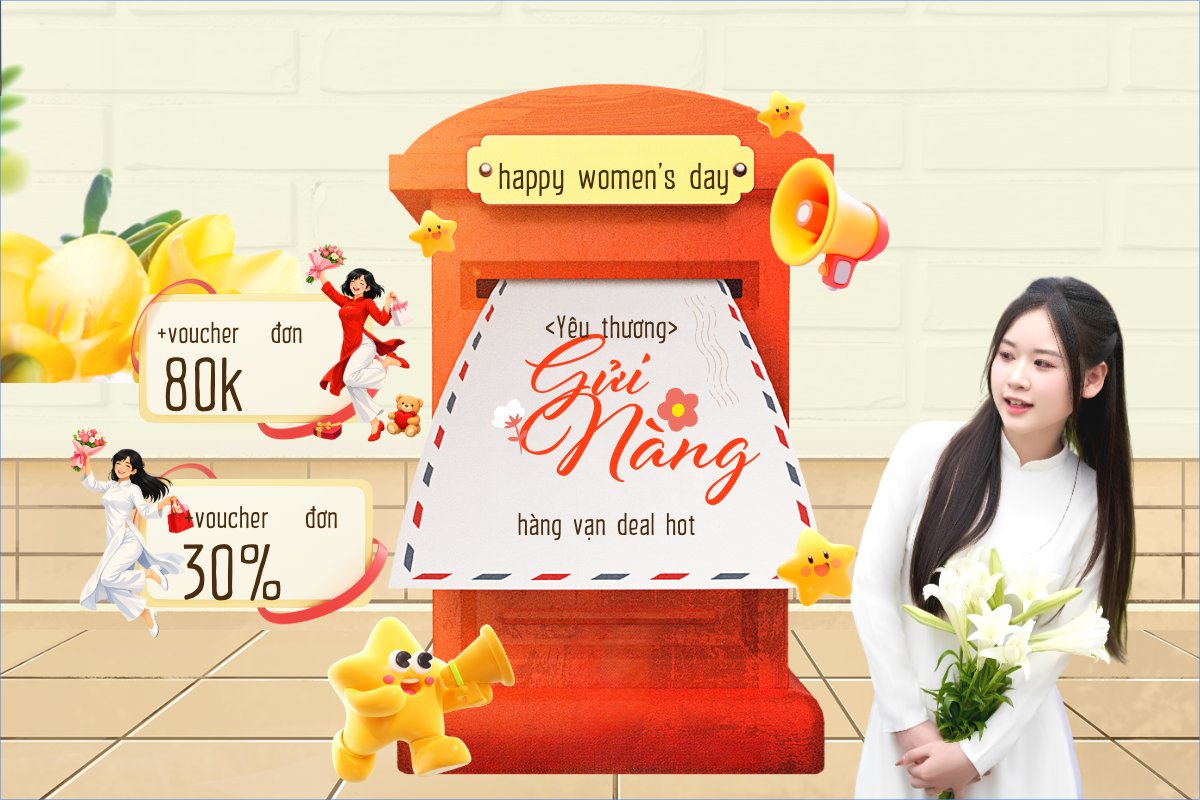 Yêu thương gửi nàng hàng vạn deal hot