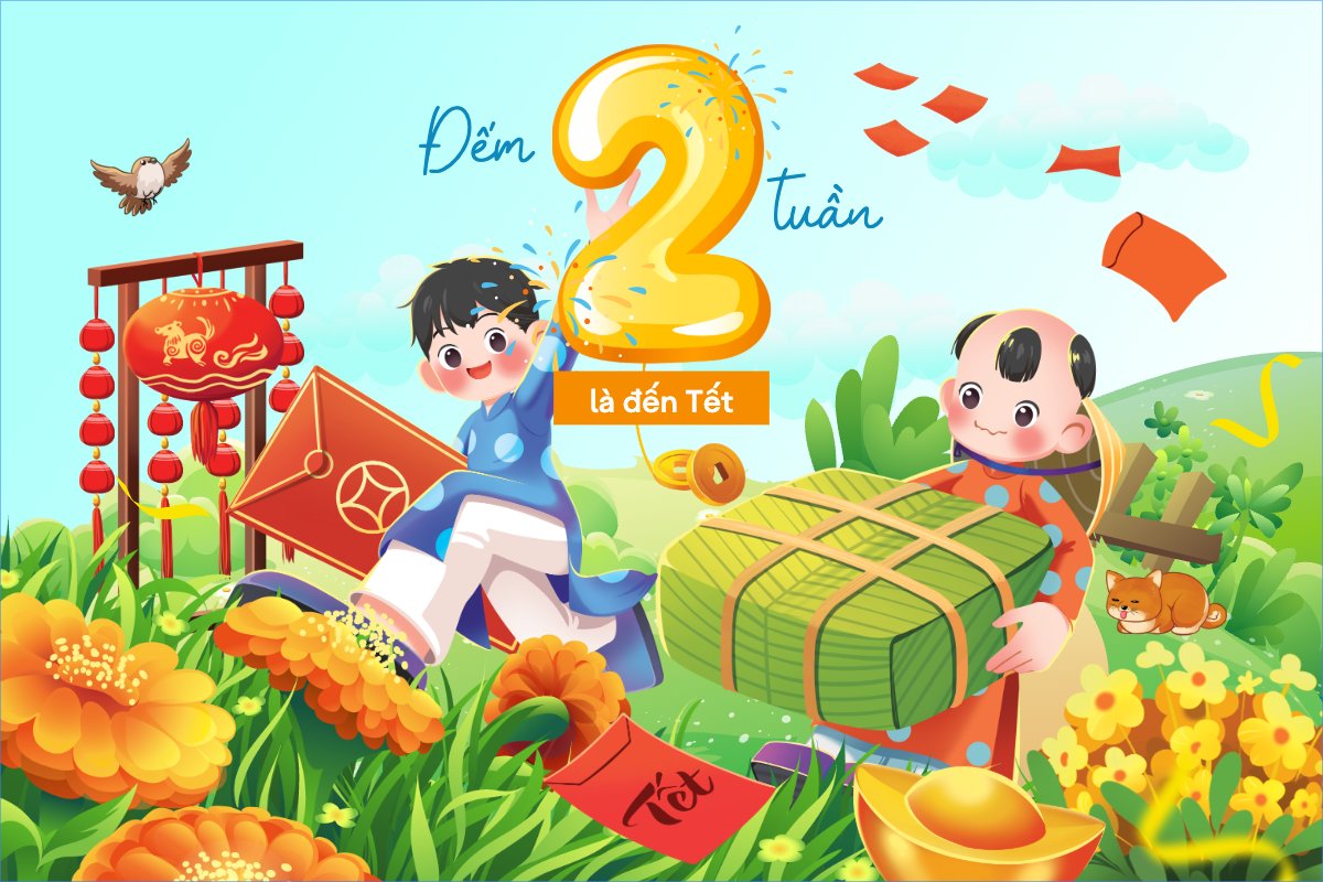 Đếm ngược 2 tuần nữa là đến Tết