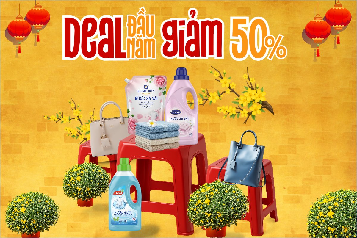 Deal đầu năm giảm 50%