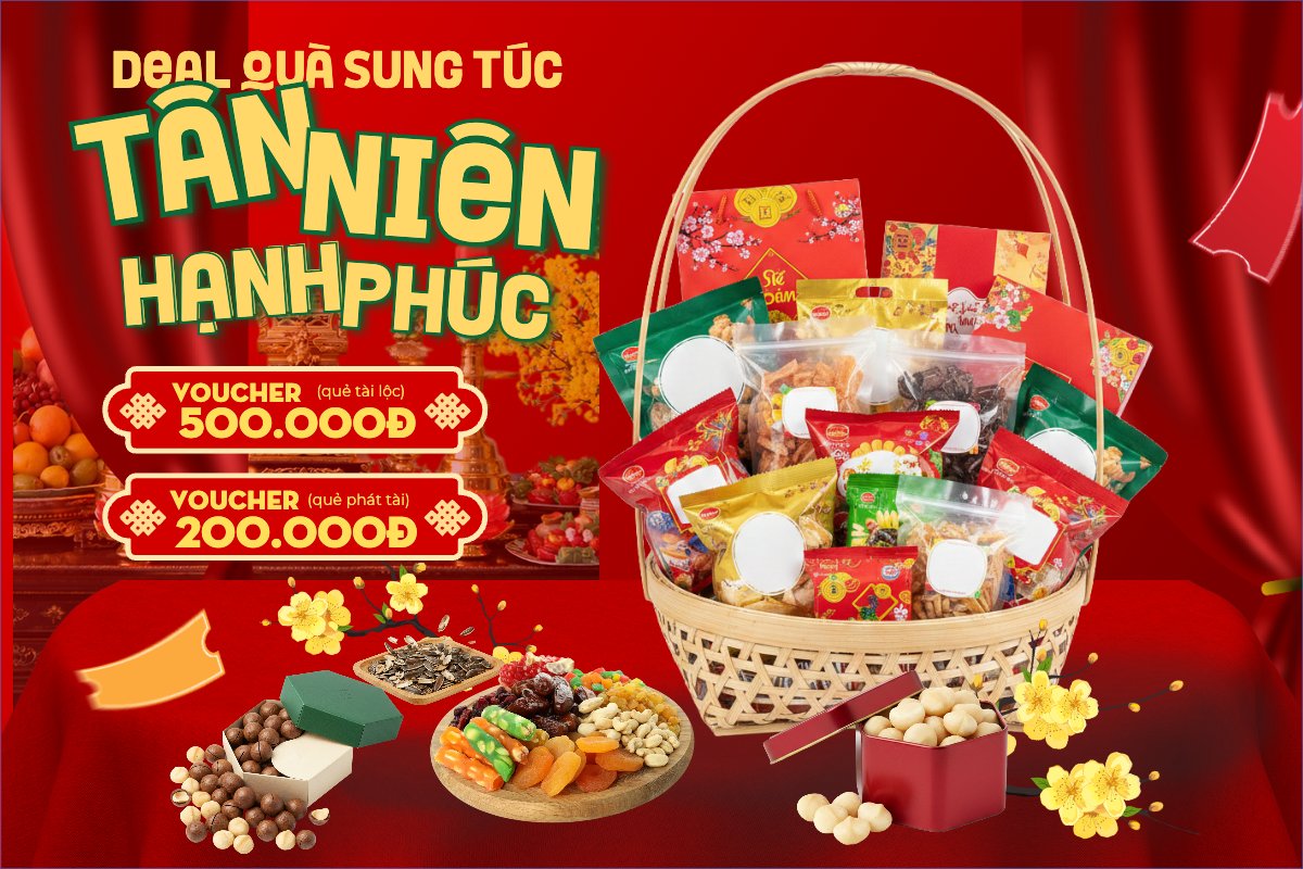 Deal quà sung túc tân niên hạnh phúc