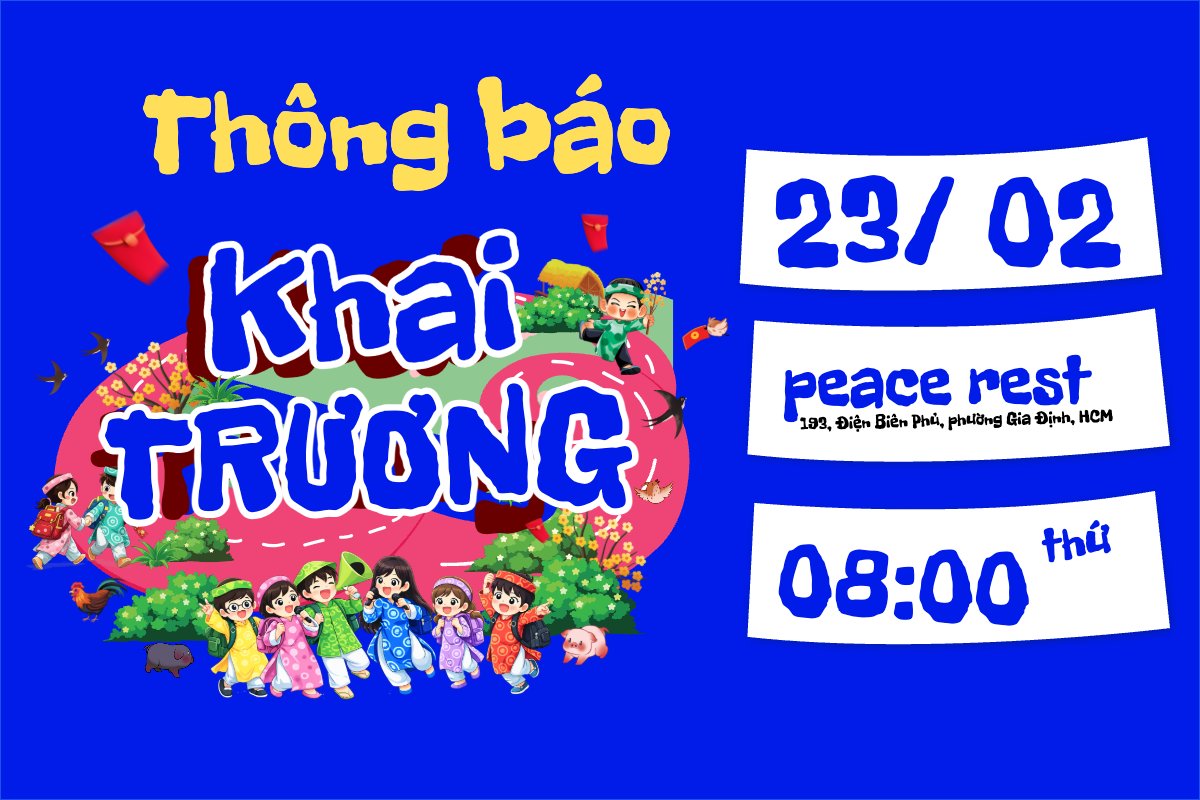 Thông báo khai trương đầu năm