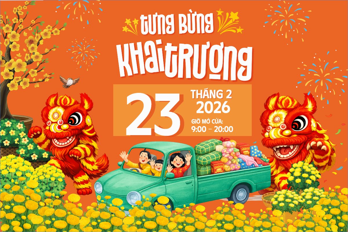 Tưng bừng khai trương