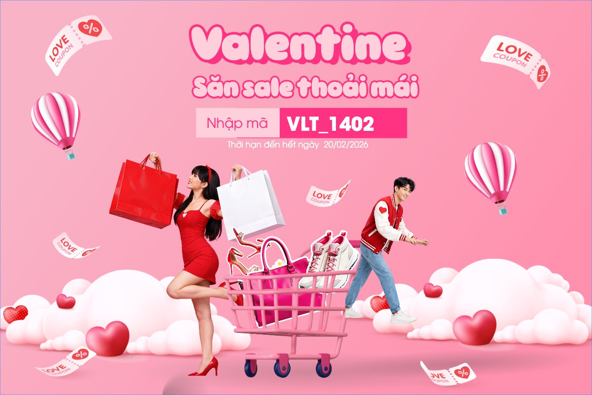 Valentine săn sale thoải mái