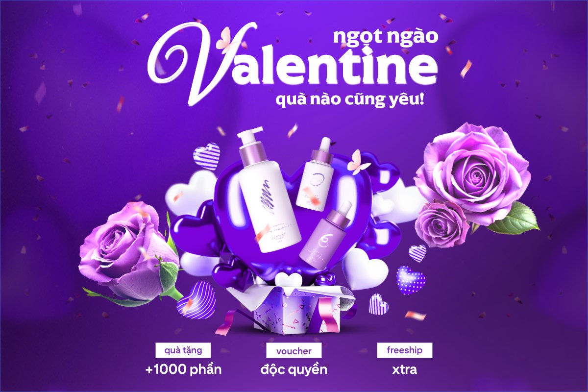 Valentine ngọt ngào quà nào cũng yêu