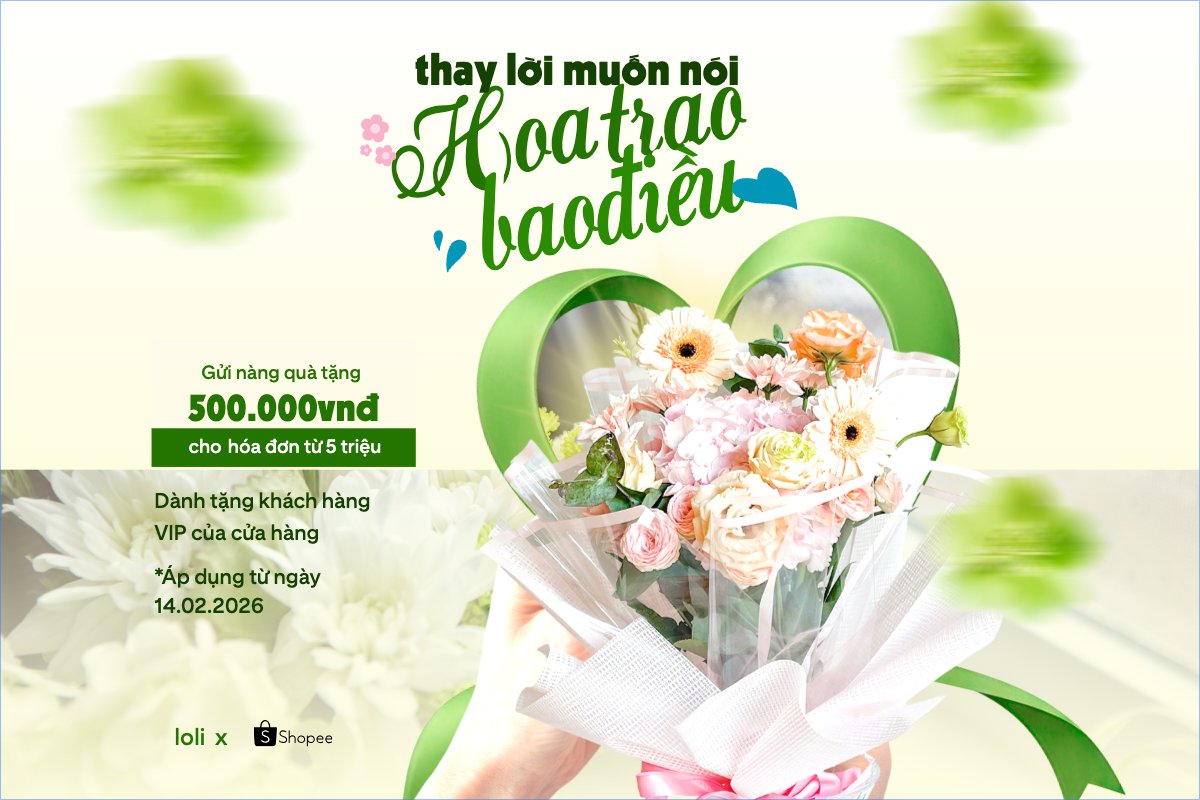 Thay lời muốn nói hoa trao bao điều