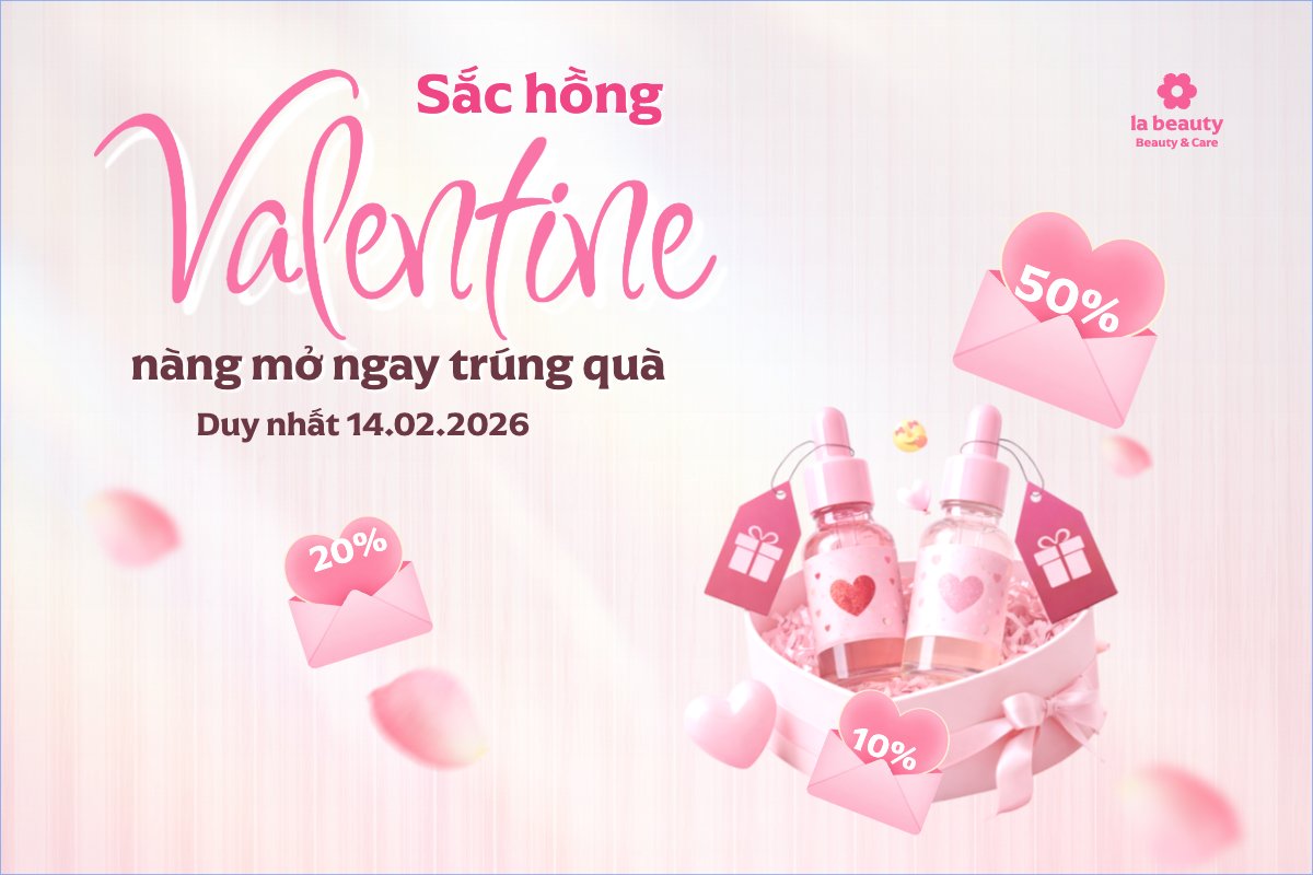 Sắc hồng Valentine nàng mở ngay trúng quà