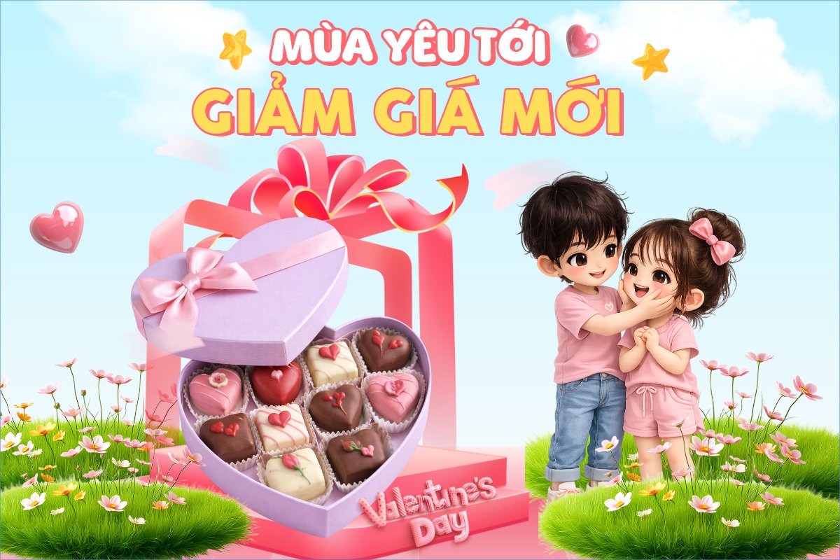 Mùa yêu tới giảm giá mới