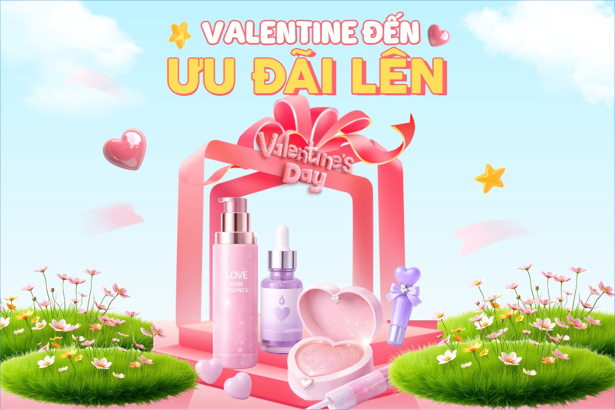 Valentine đến ưu đãi lên