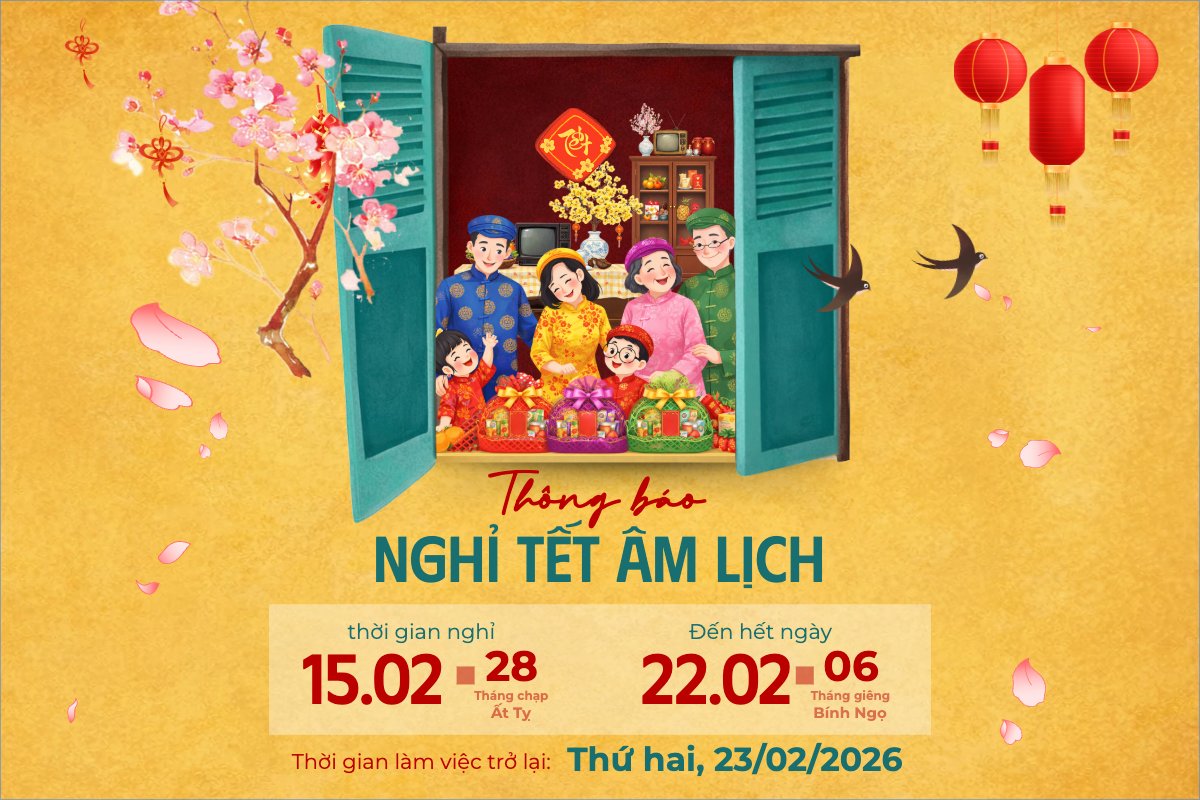 Thông báo nghỉ tết Nguyên Đán