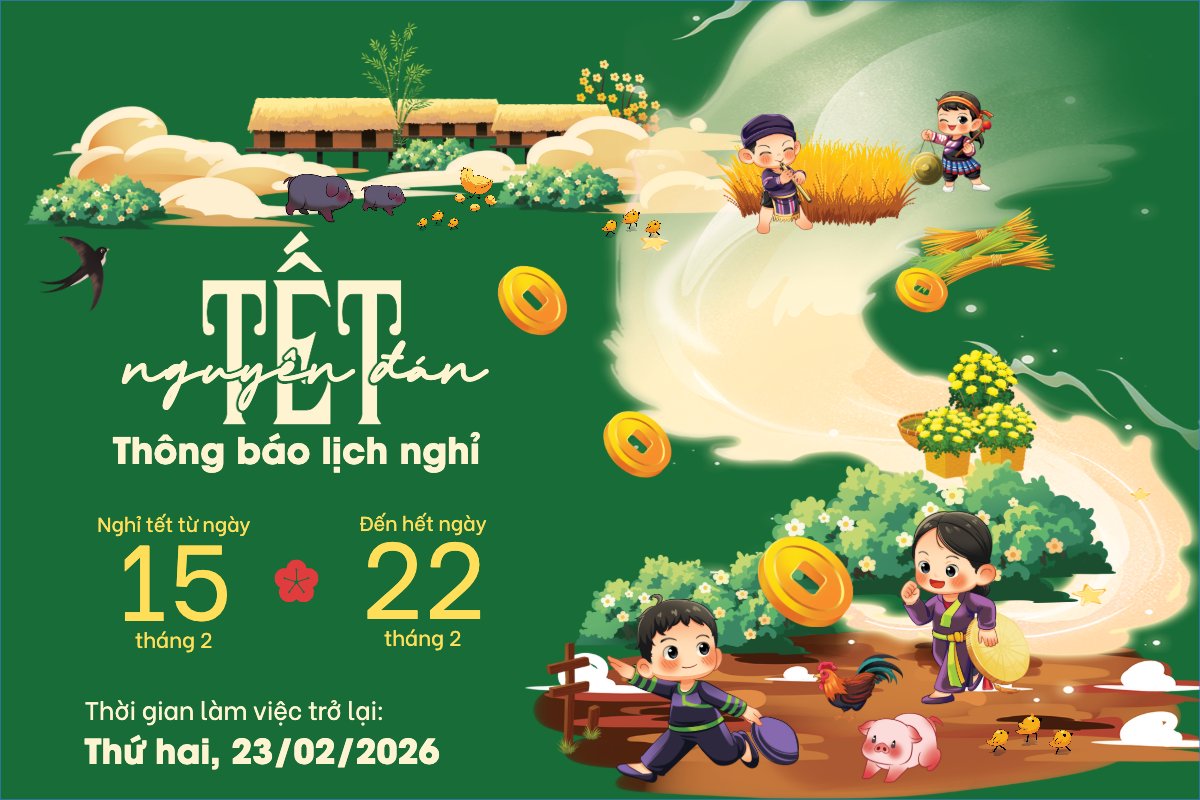 Thông báo nghỉ tết Nguyên Đán