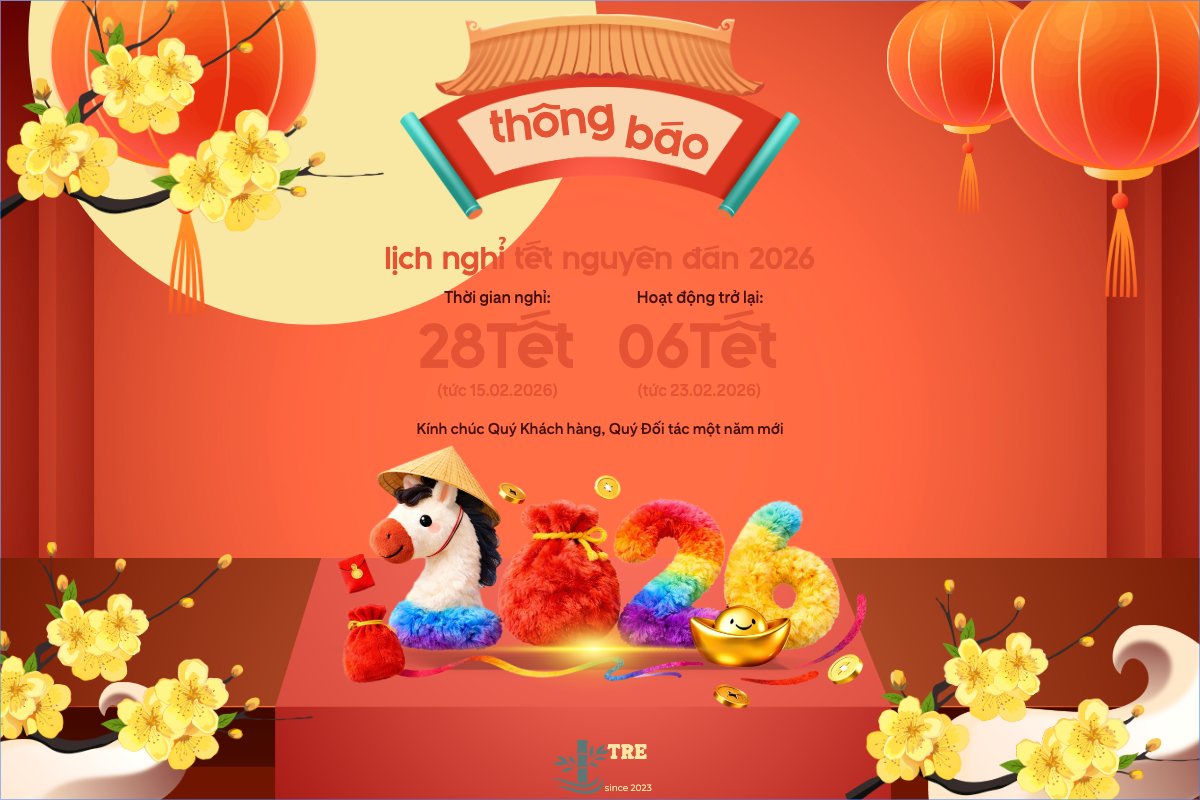 Thông báo lịch nghỉ tết nguyên đán Bính Ngọ 2026