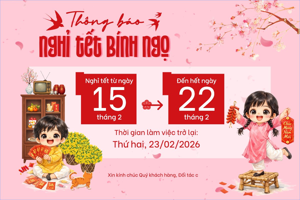 Thông báo nghỉ tết Nguyên Đán