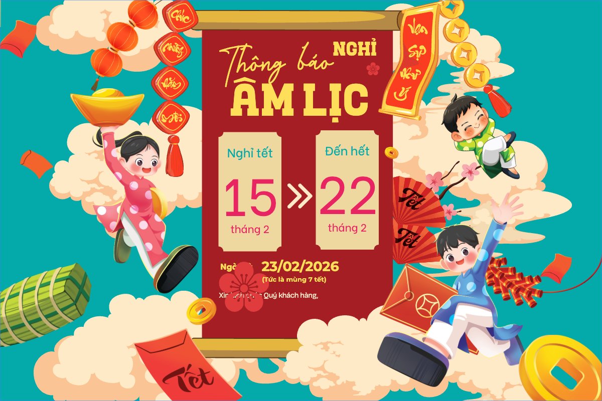 Thông báo nghỉ tết âm lịch