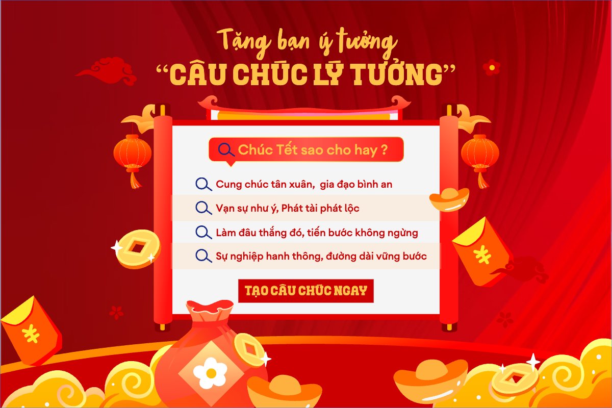 Tặng bạn ý tưởng câu chúc lý tưởng