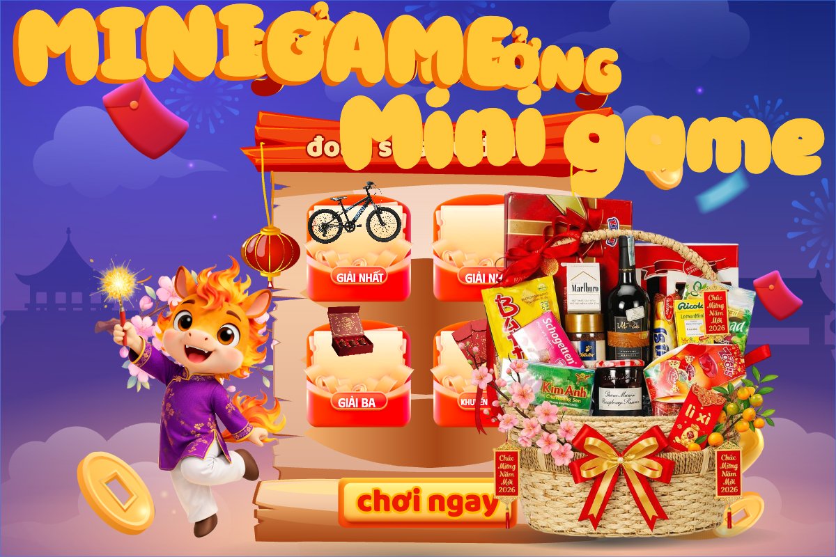 Giải thưởng minigame đoán số siêu đỉnh