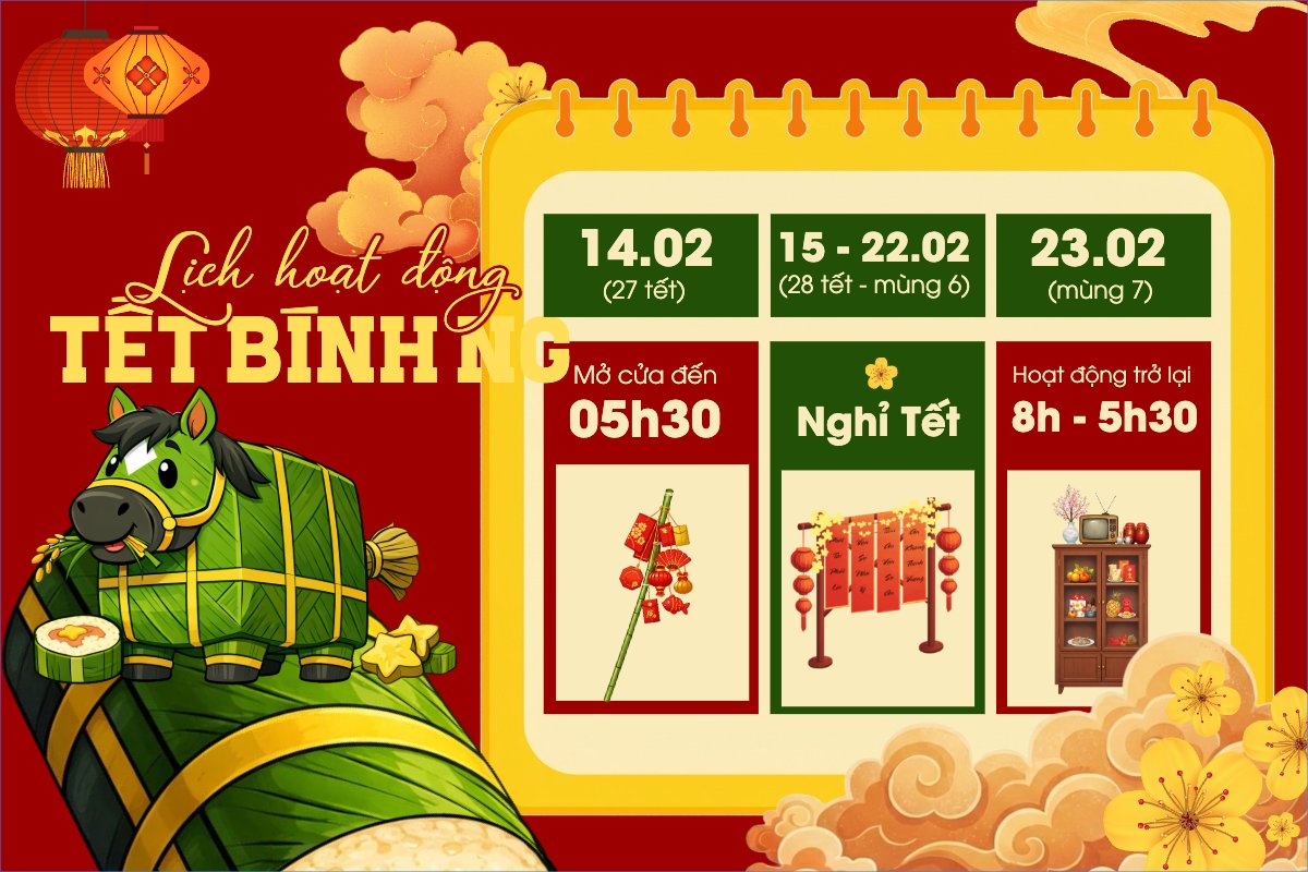 Lịch hoạt động tết bính ngọ