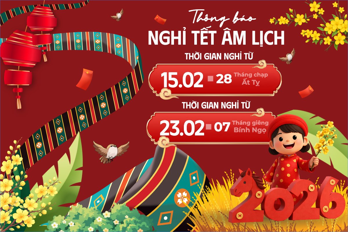 Thông báo nghỉ tết âm lịch